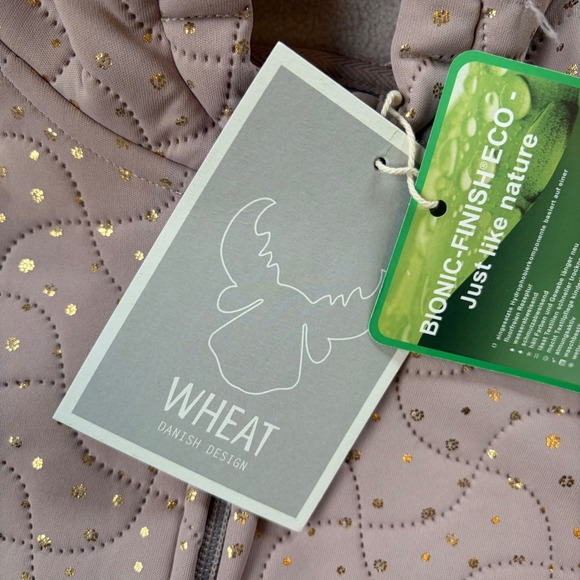 WHEAT Thermo Suit Harley Outerwear Size 2T Cold Weather Outdoor Pink Powder Dot - Picture 5 of 16